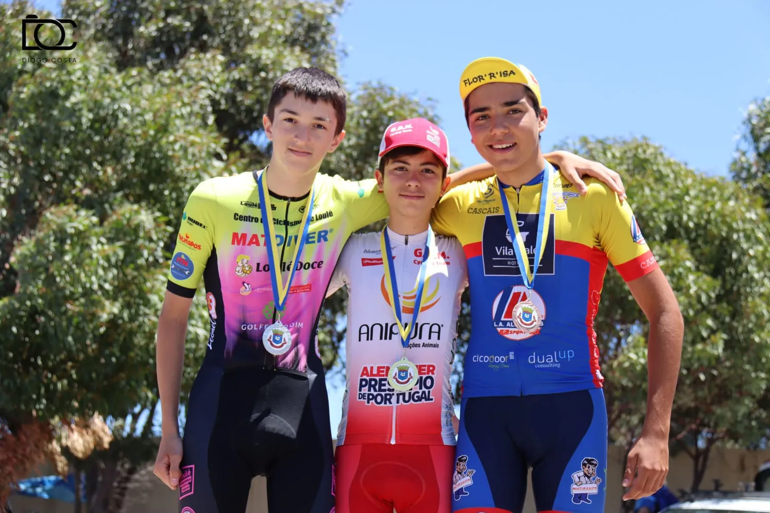 A group of cyclists coached by Lopes Cycling Performance in Tavira